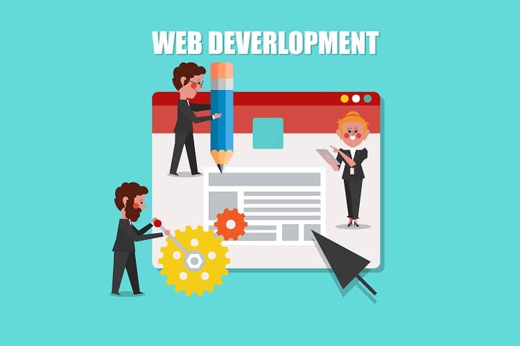 B2B web design agencies team collaborating on website development